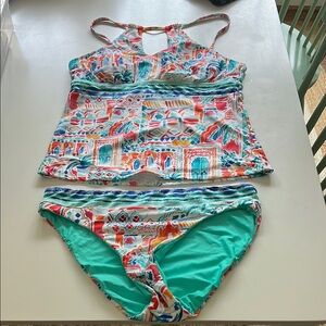 La Blanca Multicolor Tankini Set